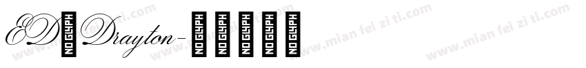 ED Drayton字体转换